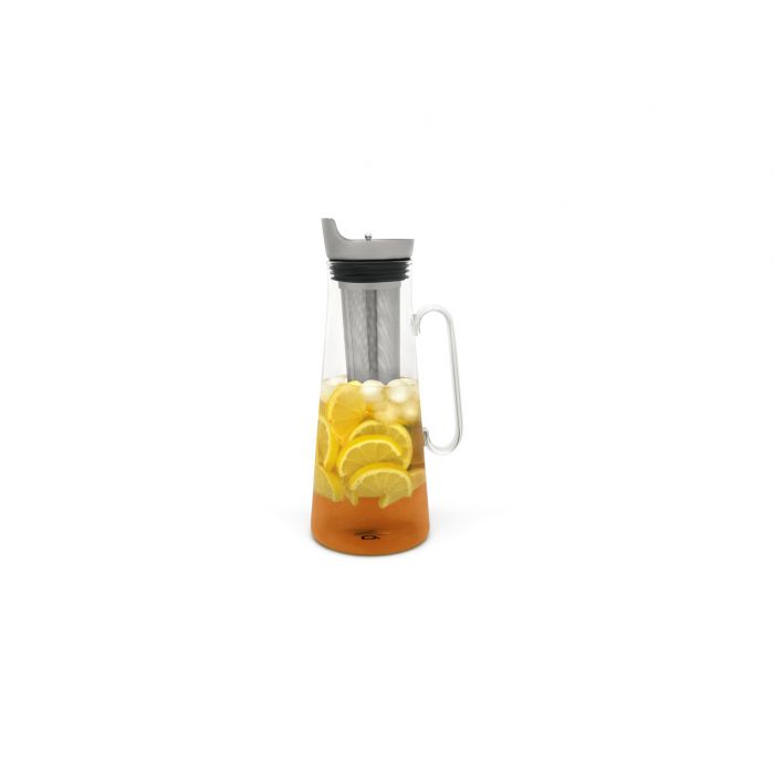 An Iced Tea Pitcher - Borosilicate Glassware - 2 Liter